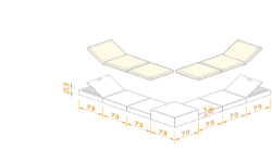 Set de coussins pour LIVING 2