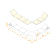 LIVING 3 module set