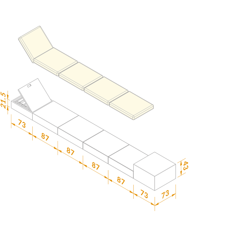 LIVING 3 module set