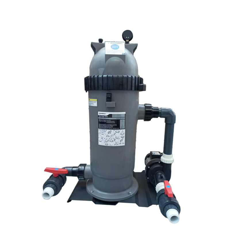 Cartridge external filtration system