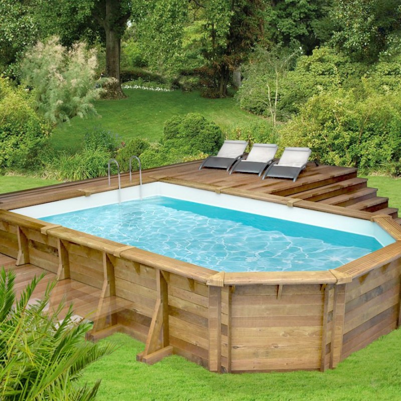 Quadratisch 4,5 x 4,5 x 1,5m