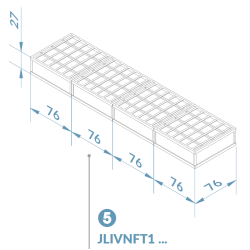 Set modules LIVING NINFEA P1