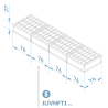 Set modules LIVING NINFEA P1