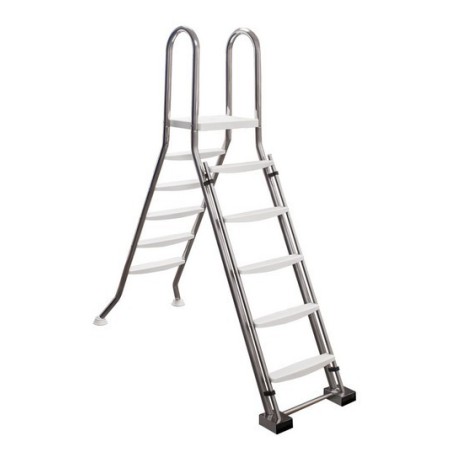 Stainless steel ladder 1,00m
