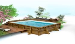 Rechteckig 2,0 x 4,0 x 1,2m