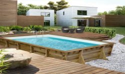 Rechteckig 3,0 x 11,2 x 1,35m