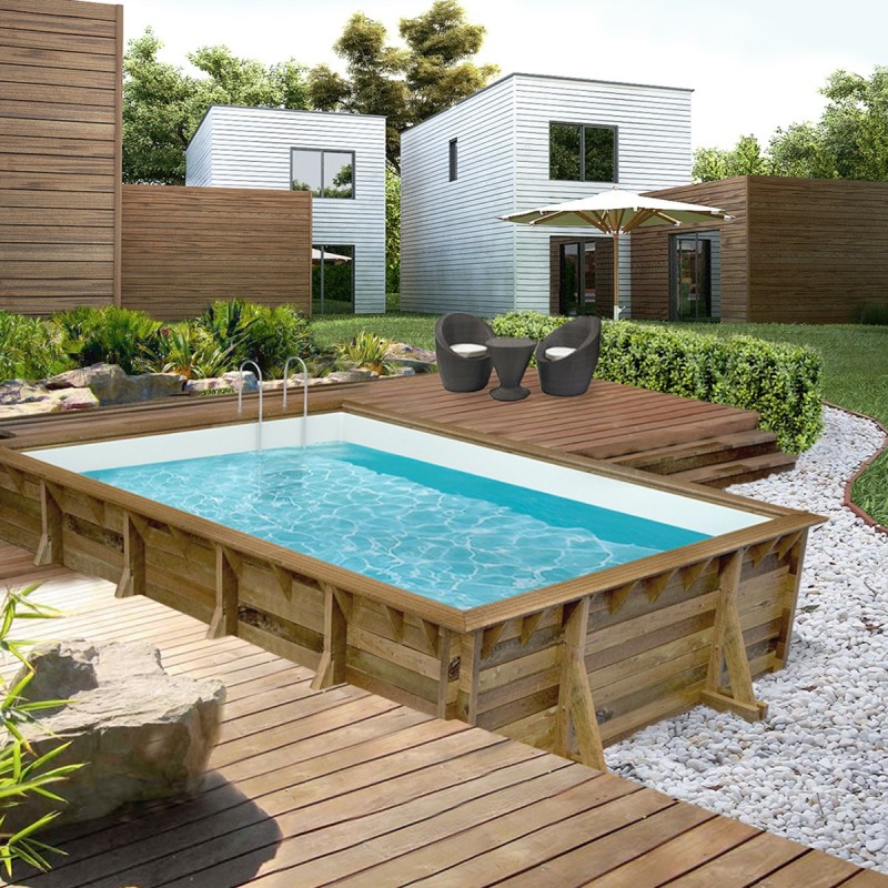 Rechteckig 4,0 x 7,8 x 1,35m