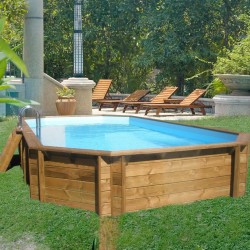 Octagonal 3,5 x 4,0 x 1,2m