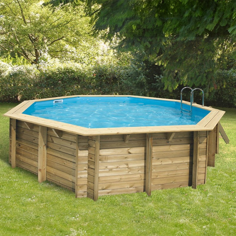 Octagonal 4,5 x 4,9 x 1,2m