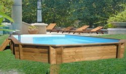 Octogonale 4,7 x 5,1 x 1,35m