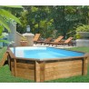 Semi-octagonal 3,0 x 4,8 x 1,2m