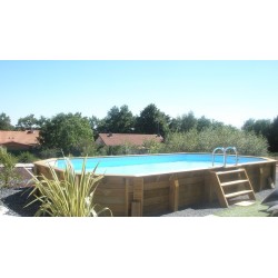 Semi-octagonal 3,0 x 6,0 x 1,35m