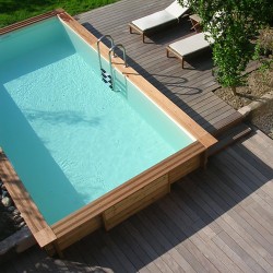 Halbachteckig 4,0 x 9,9 x 1,2m