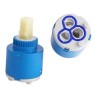 Mixer cartridge for solar shower