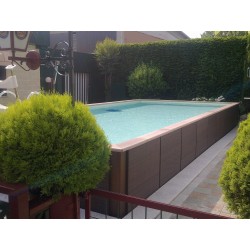 Margelle RATTAN Café de 1,00m