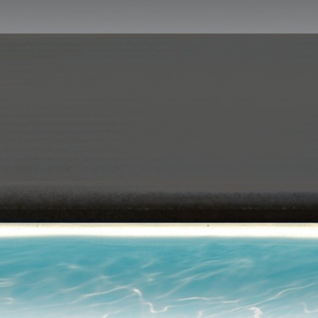 RATTAN-Rand in Farbe Grau, 1m