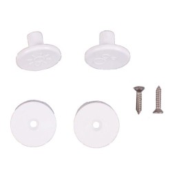 Boutons en plastique (paire)
