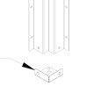 Plaque sous pied d'angle DVC