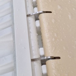 Attache inox pour pied 1,2m