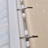 Attache inox pour pied 1,2m