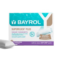 Superflock Plus 1kg, 8 cartouches de floculent de Bayrol