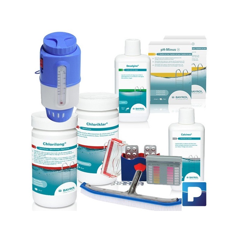 Wasserbehandlungs-Set zu Schwimmbad bis 20m3