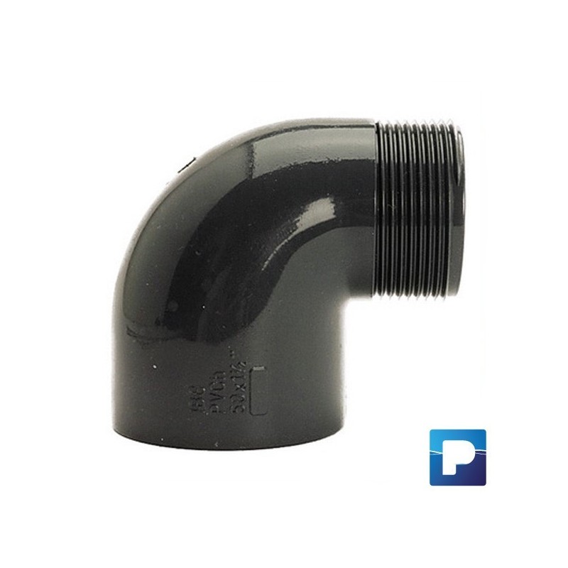 Coude 90° ø50 x1 1/2 ext"