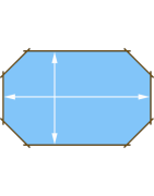 Piscines octo-allongées