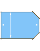 Piscines semi-octogonales