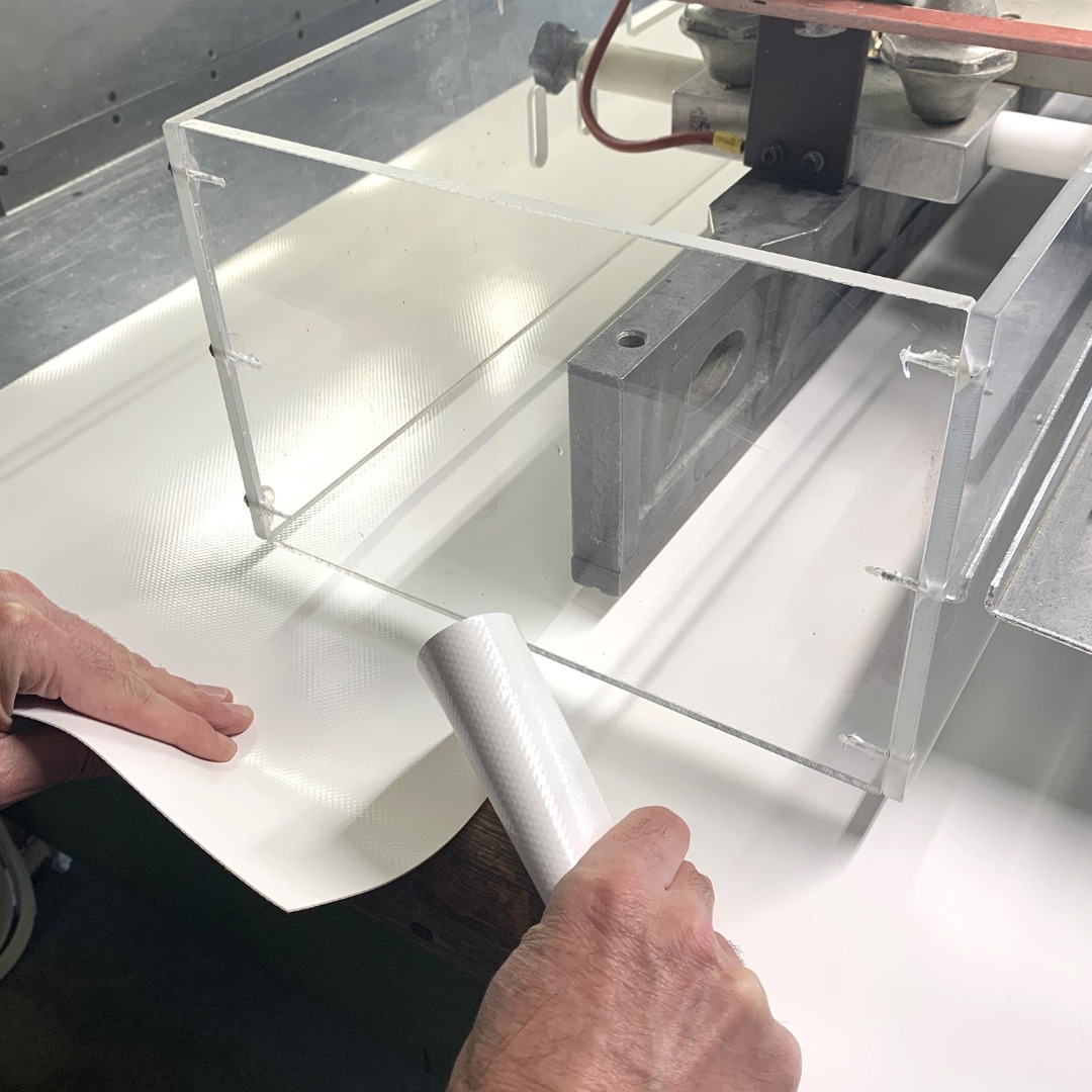 Fabrication de la toile Laghetto