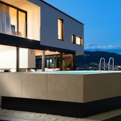 Piscine CITY 2m x 5m blanche