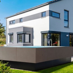 Piscine CITY 2m x 5m blanche