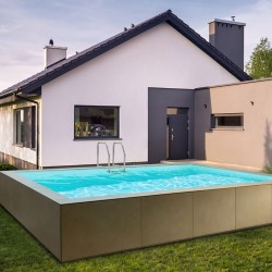 Piscine CITY 3m x 6m blanche